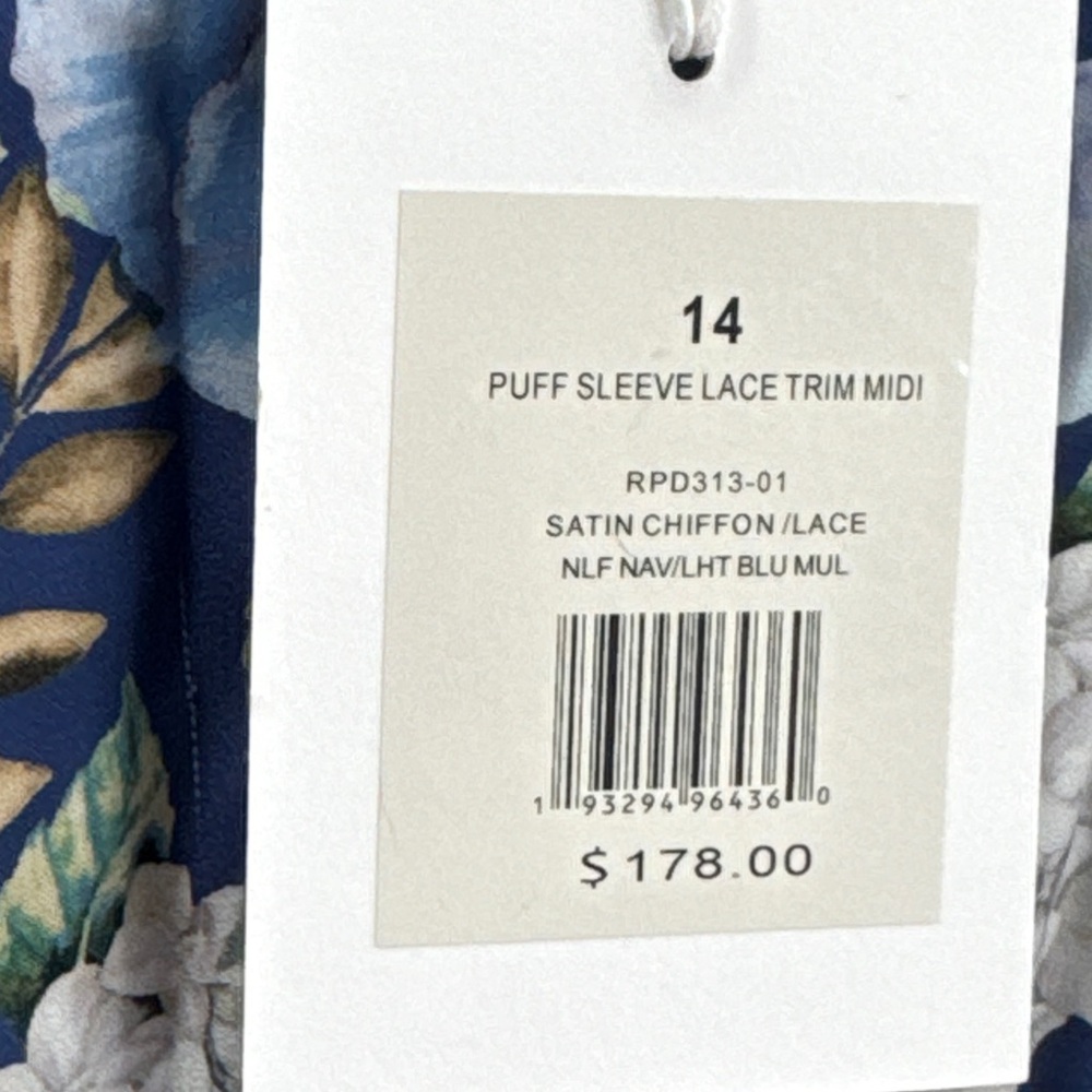 Rachel Parcell Floral Blue Robe - Picture 6 of 15